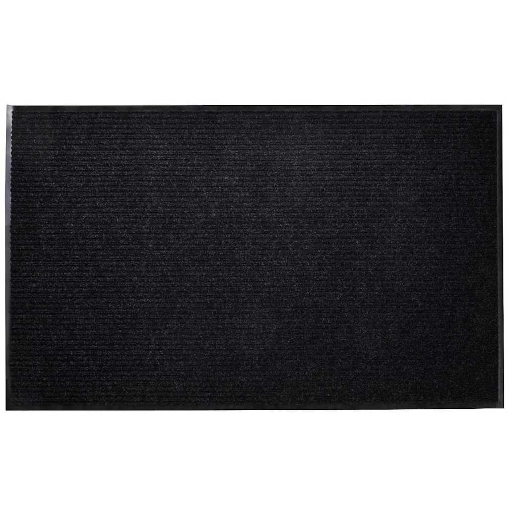dørmåtte sort 90 x 60 cm PVC