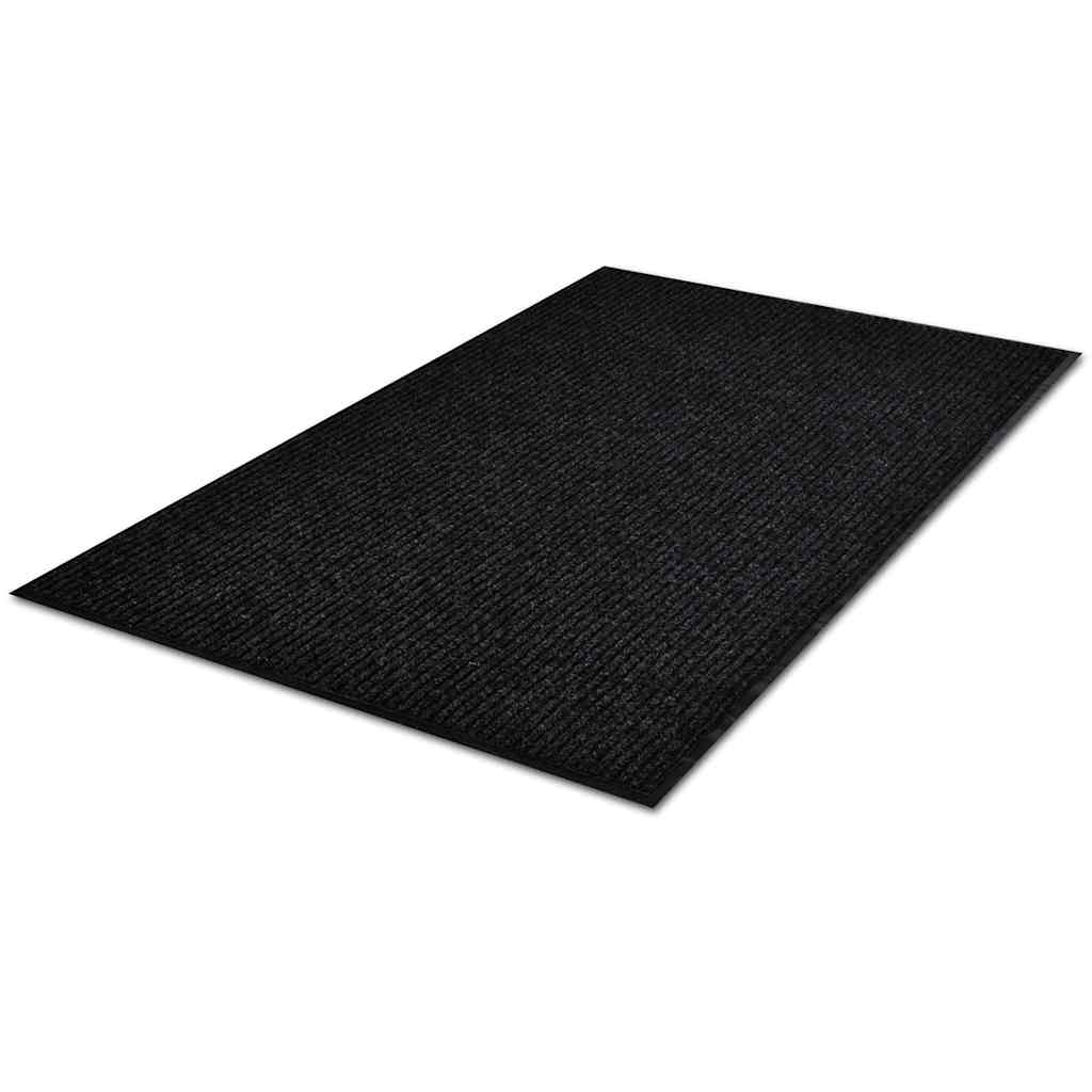 dørmåtte sort 90 x 60 cm PVC
