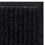 dørmåtte sort 90 x 60 cm PVC