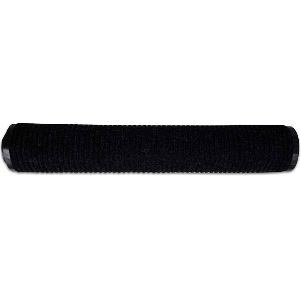 dørmåtte sort 90 x 120 cm PVC
