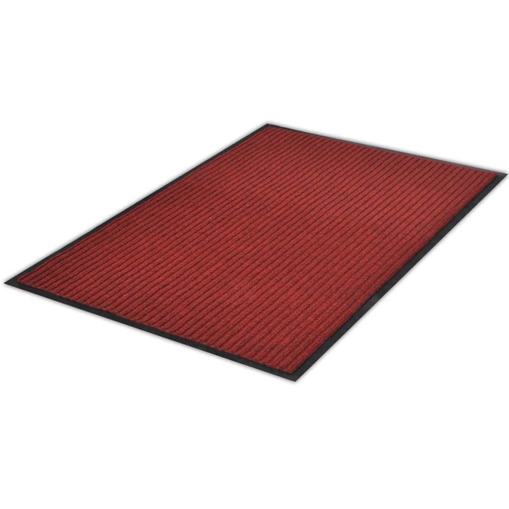 dørmåtte rød 120 x 180 cm PVC