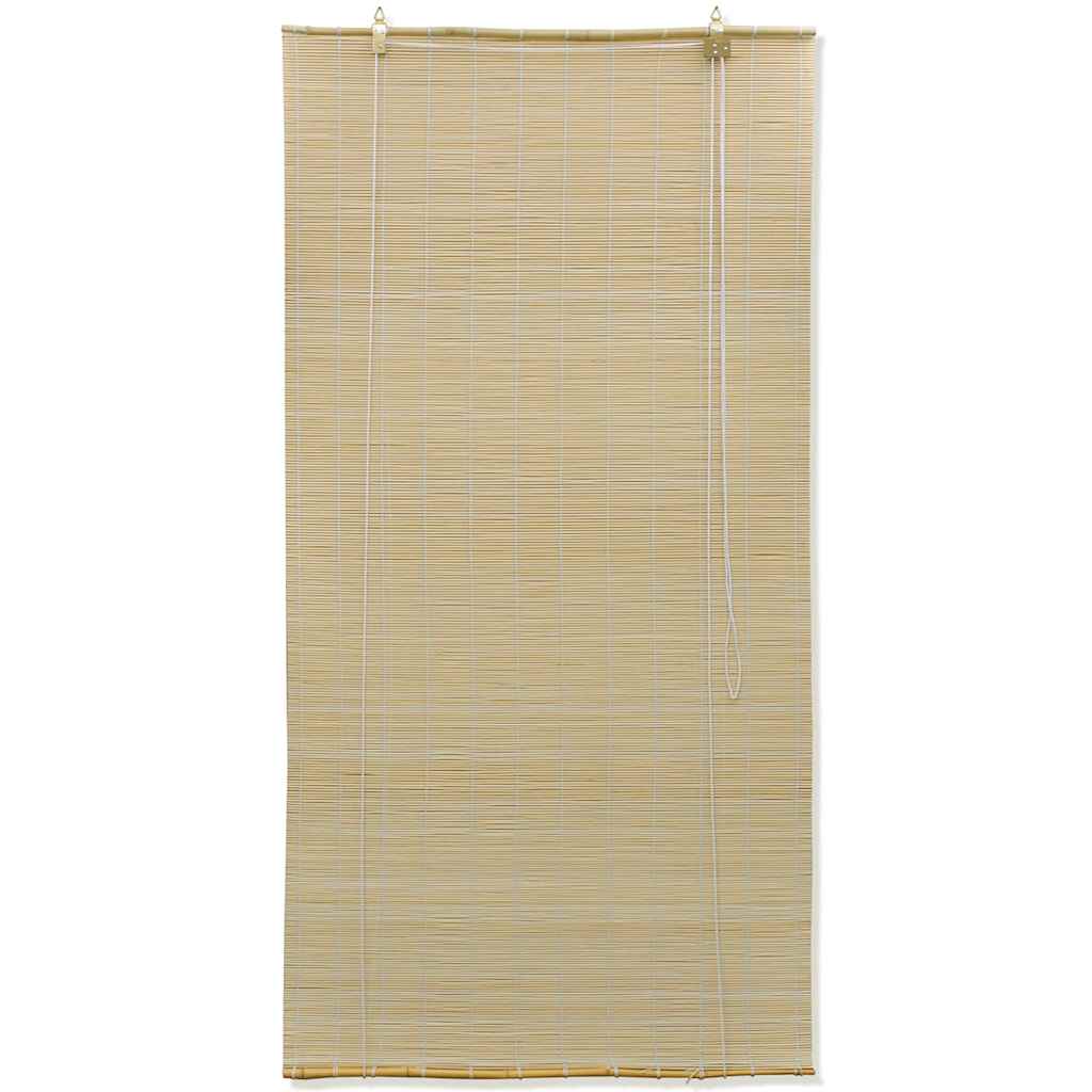 rullegardin 80x160 cm naturlig bambus