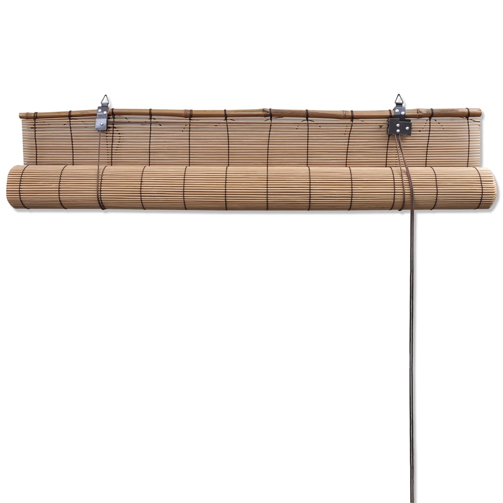 rullegardin 140x160 cm bambus brun