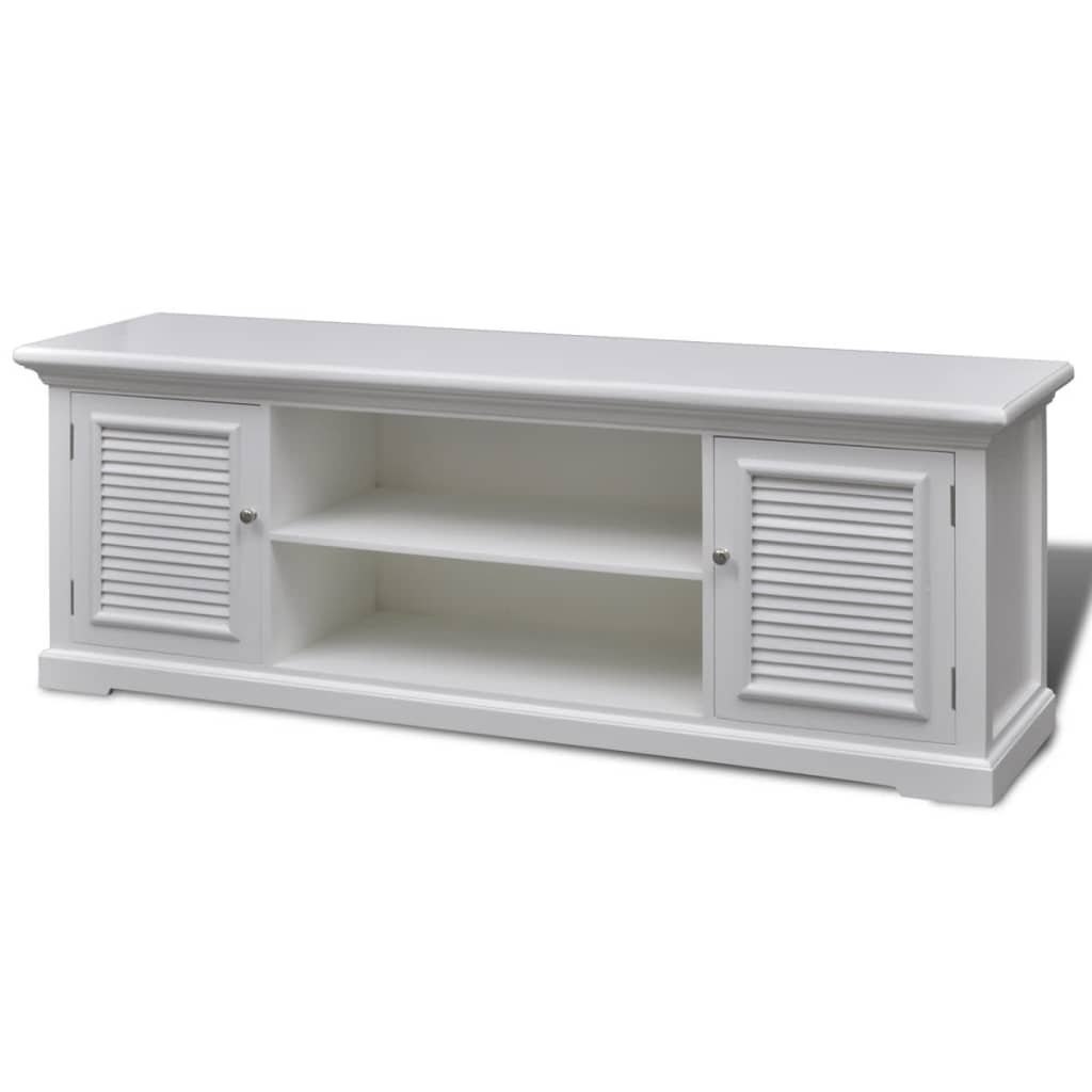 tv-bord træ hvid