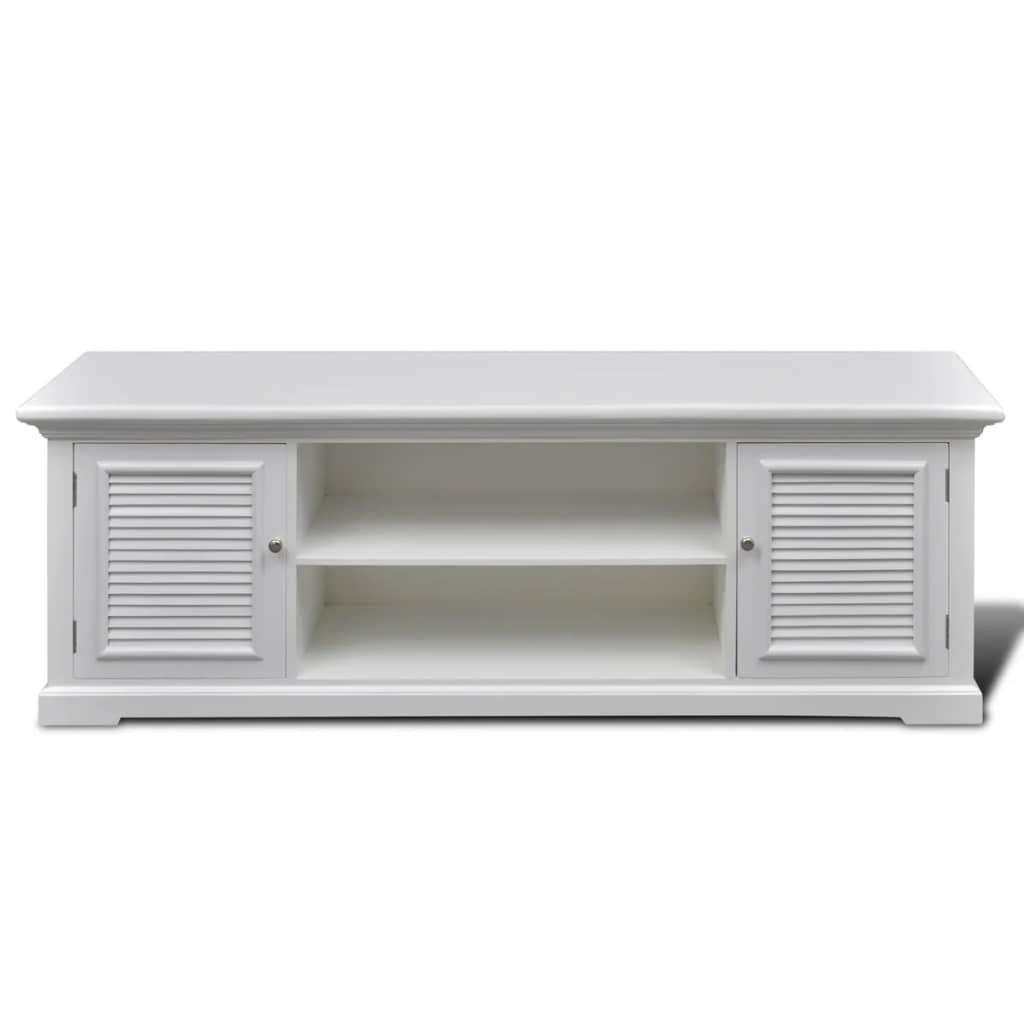 tv-bord træ hvid