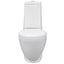 Hvidt keramisk toilet & bidet sæt