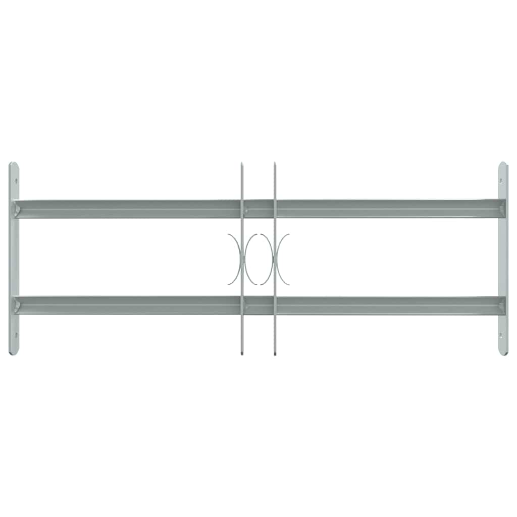 Vinduesgitter 500-650 mm Galvaniseret stål Sølv