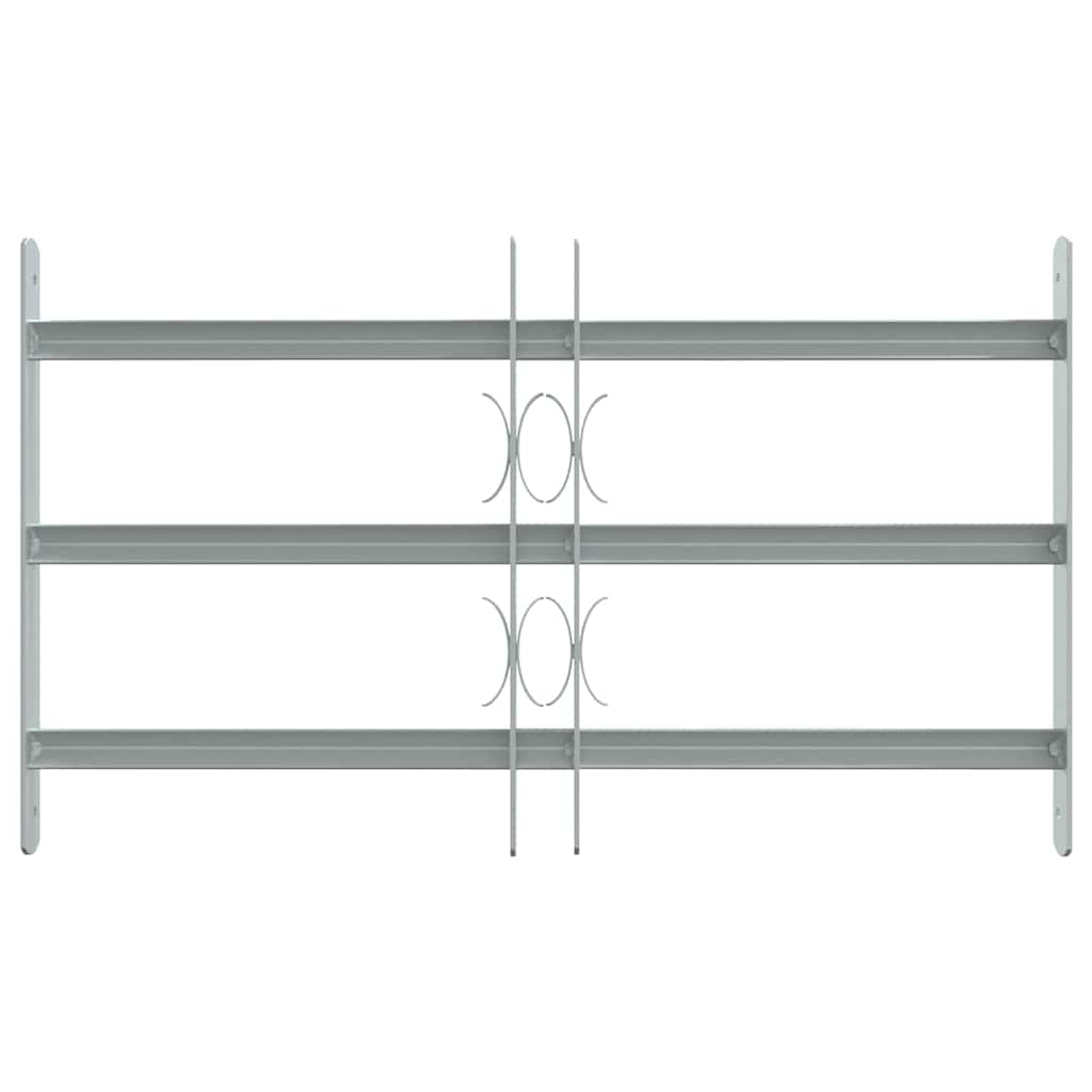 Vinduesgitter 500-650 mm Galvaniseret stål Sølv