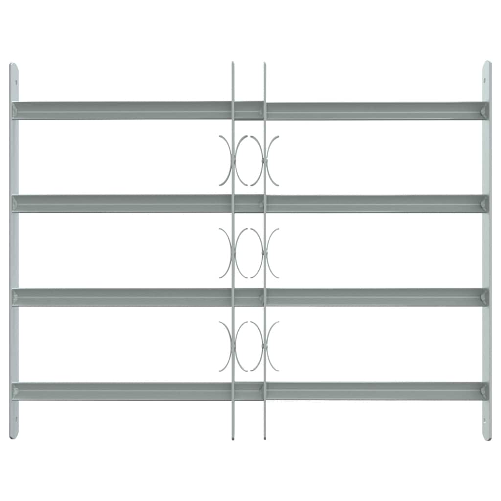 Vinduesgitter 500-650 mm Galvaniseret stål Sølv