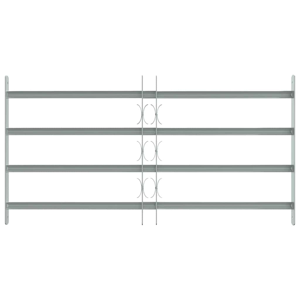 Vinduesgitter 700-1050 mm Galvaniseret stål Sølv