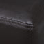 bænk 139,5 cm kunstlæder brun