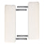 sammenfoldeligt massagebord med aluminiumsstel 2 zoner creme