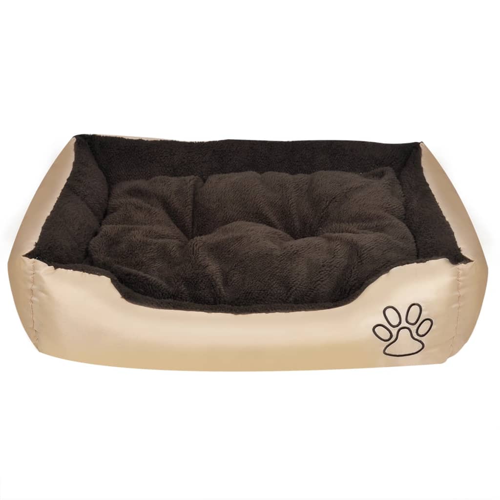 varm hundeseng med pude XL