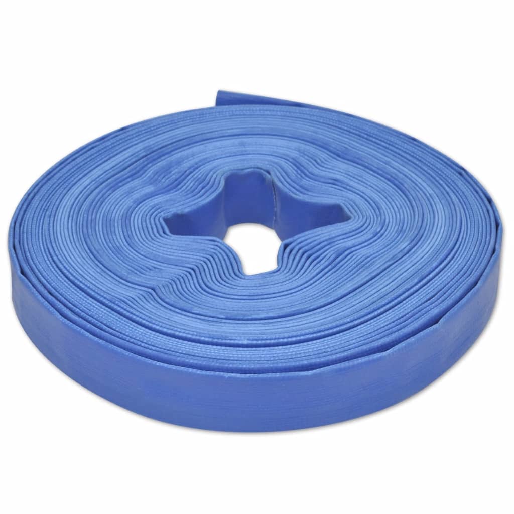 flad slange 25 m 1" PVC til transport af vand billede