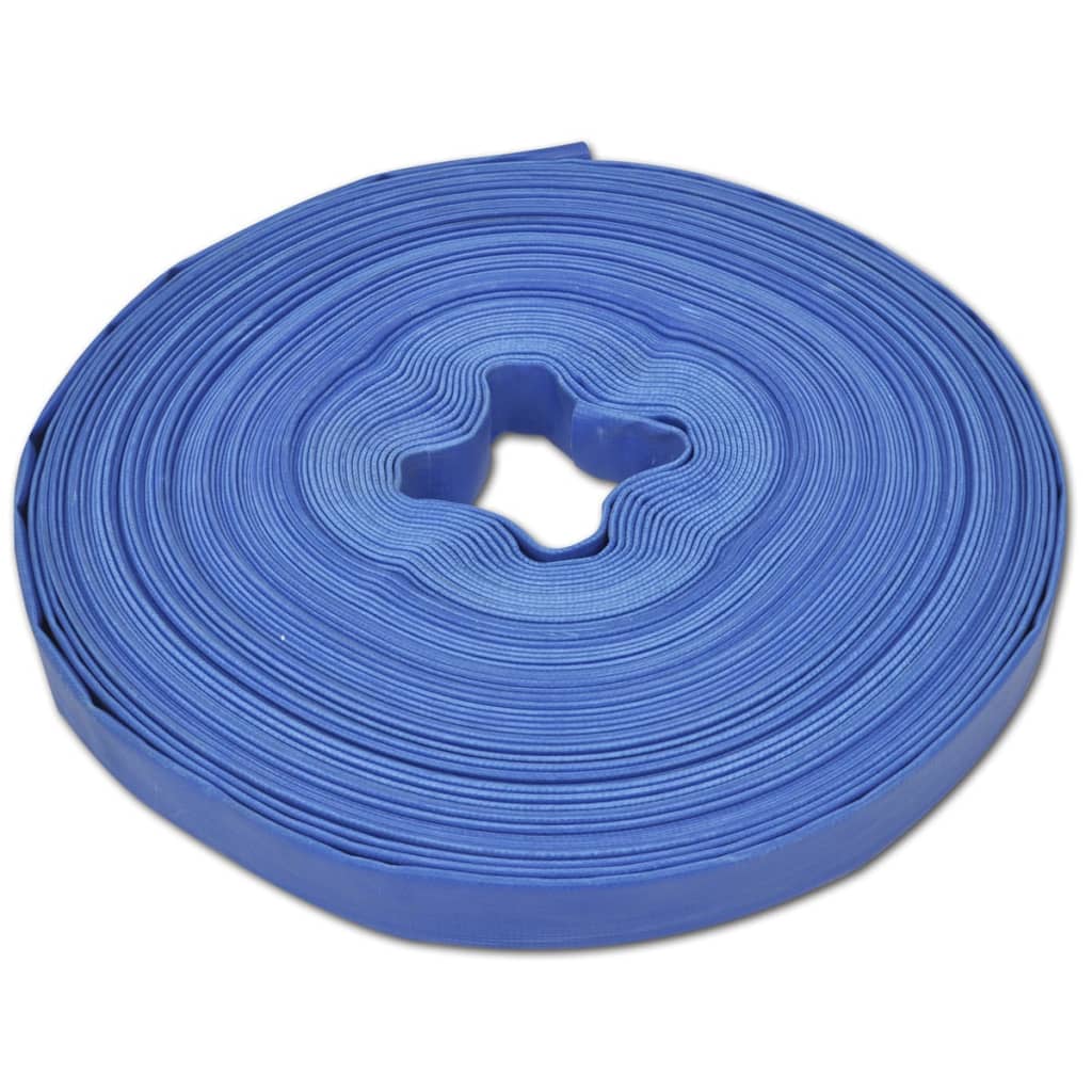 flad slange 50 m 1" PVC til transport af vand billede