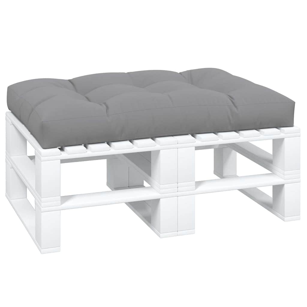 pallehynde 120x80x12 cm stof grå