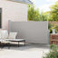 sidemarkise til terrasse 160x300 cm grå