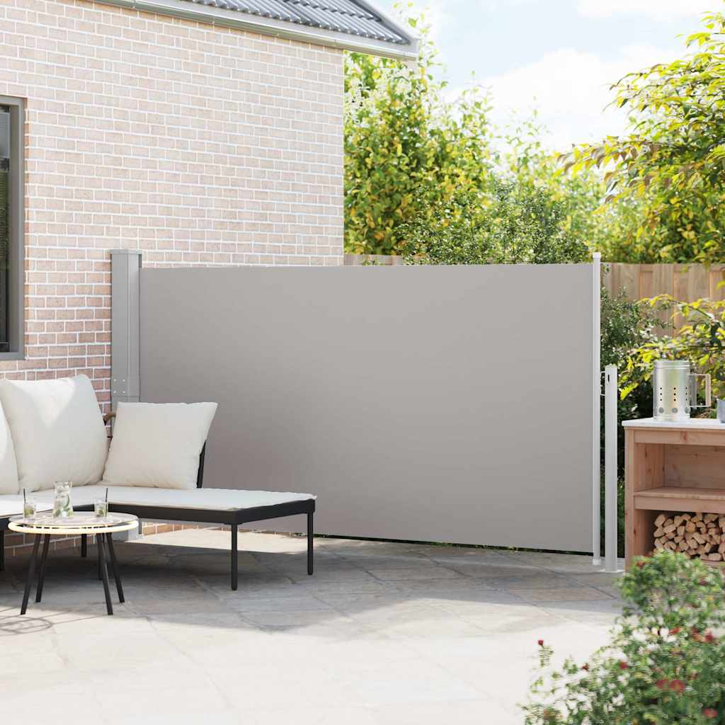 sidemarkise til terrasse 160x300 cm grå