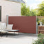 sidemarkise til terrasse 160x300 cm brun