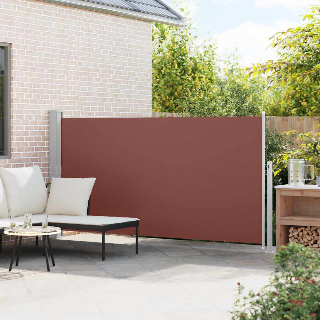 sidemarkise til terrasse 160x300 cm brun