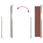sidemarkise til terrasse 160x300 cm brun