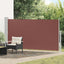 sidemarkise til terrasse 160x300 cm brun