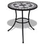 bistrobord 60 cm mosaik sort og hvid