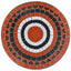 bistrobord 60 cm mosaik terracotta og hvid
