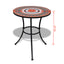 bistrobord 60 cm mosaik terracotta og hvid