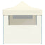 foldbart pop up-festtelt 3 x 6 m cremefarvet