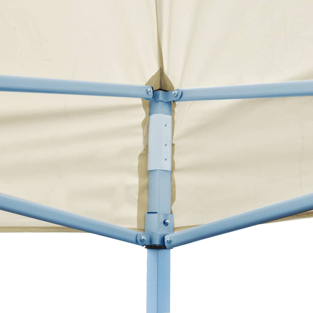 foldbart pop up-festtelt 3 x 6 m cremefarvet