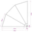 sammenklappelig sidemarkise til altan cremefarvet 210 x 210 cm