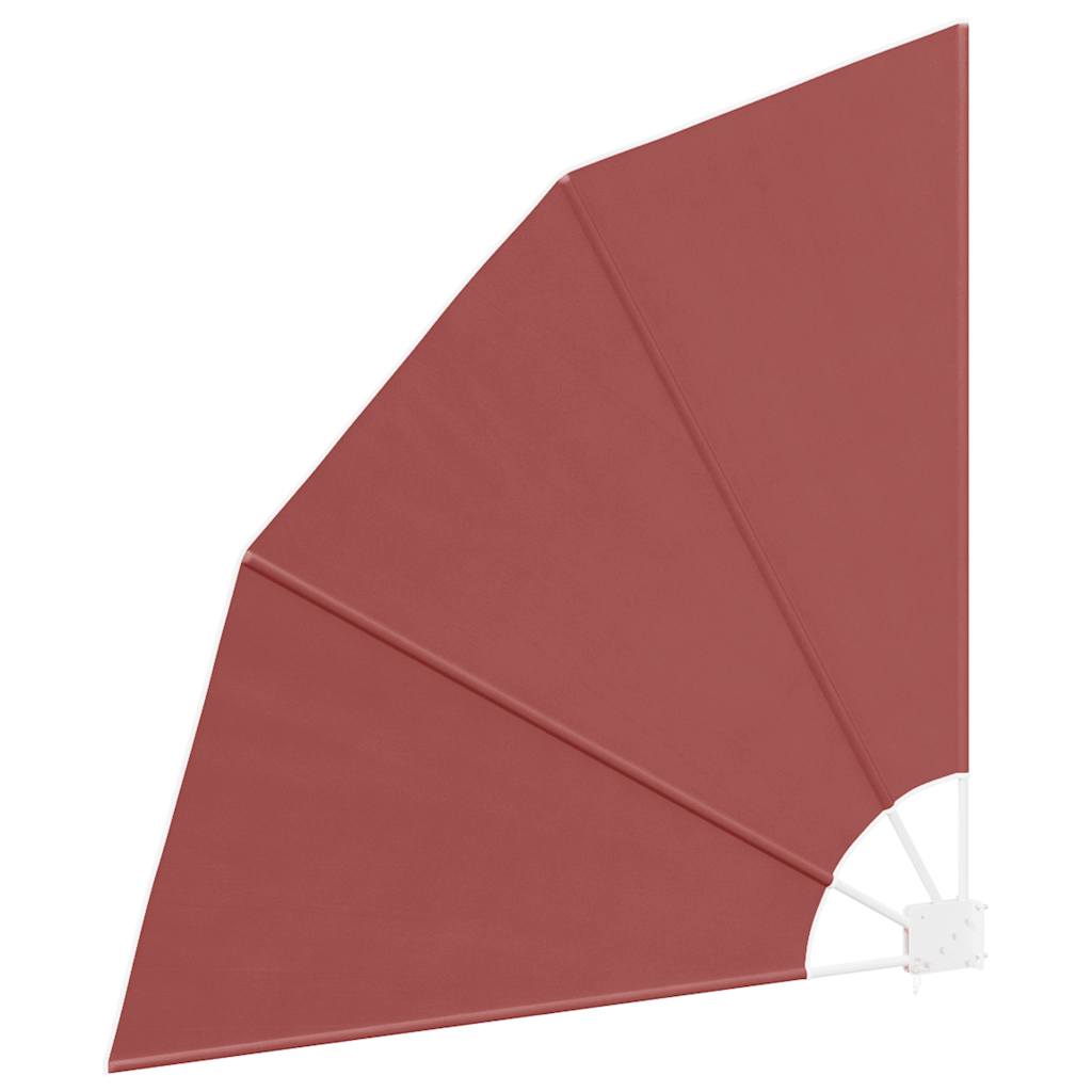 sammenklappelig sidemarkise til altan terracotta 140 x 140 cm
