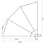 sammenklappelig sidemarkise til altan terracotta 140 x 140 cm