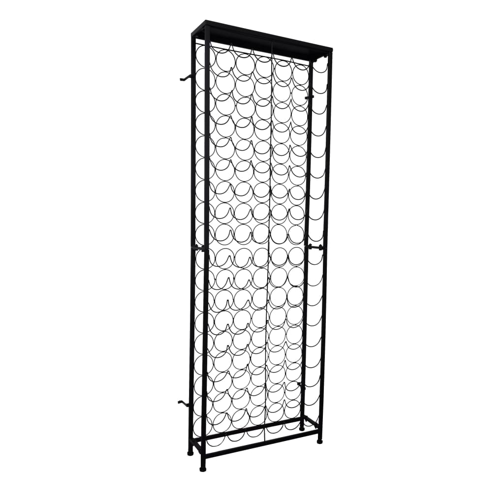 vinreol til 108 flasker metal