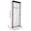 vinreol til 108 flasker metal