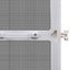 Svingbart insektnet Hvid og sort 100 x 215 cm