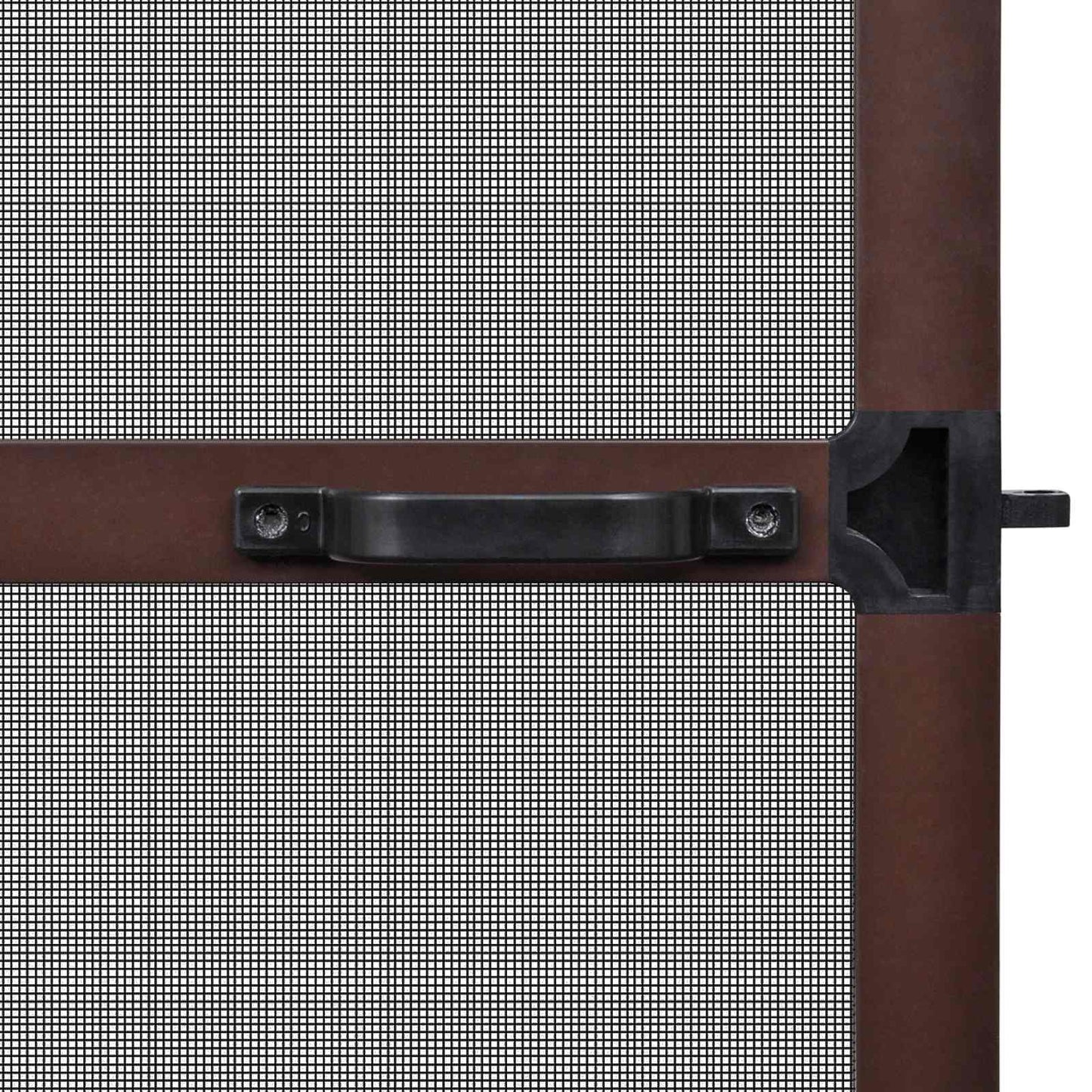 Svingbart insektnet Brun og sort 120 x 240 cm
