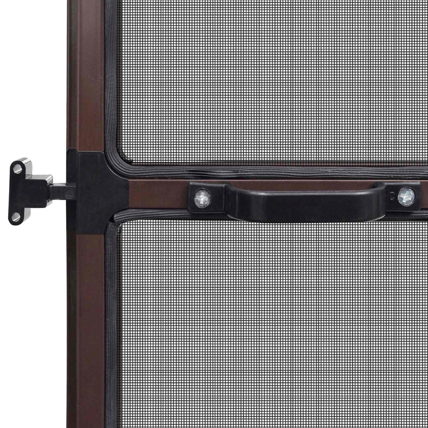 Svingbart insektnet Brun og sort 120 x 240 cm