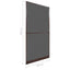 Svingbart insektnet Brun og sort 120 x 240 cm