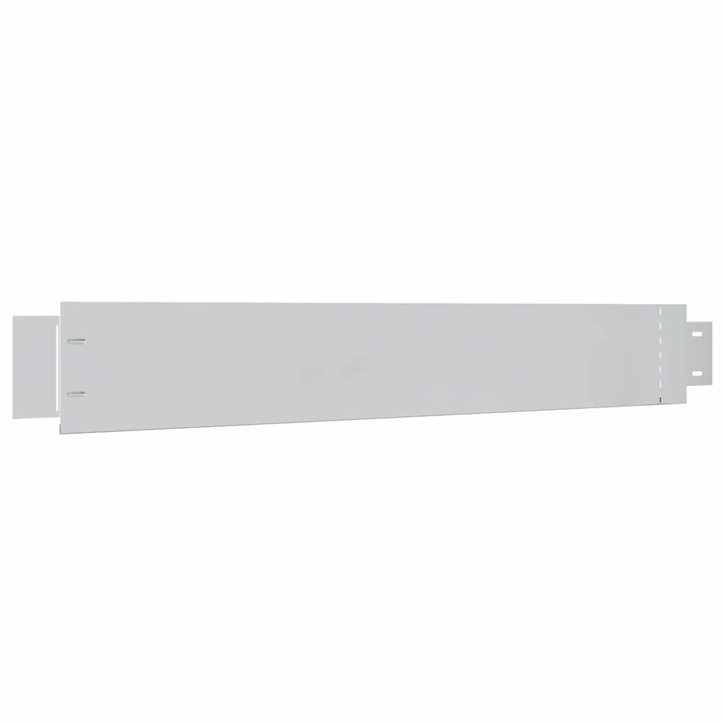 fleksibel bedkant 5 stk. 100x14 cm galvaniseret stål