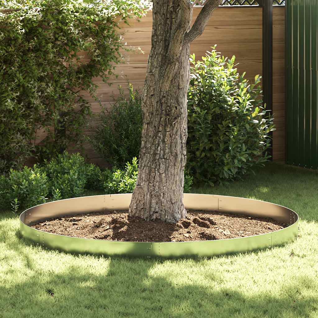 fleksibel bedkant 5 stk. 100x14 cm galvaniseret stål