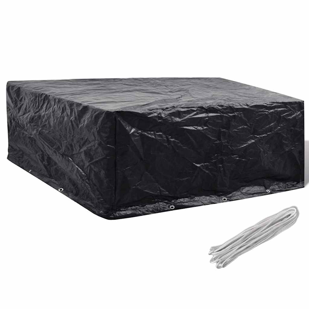 havemøbelovertræk 10 snørehuller 260x260x90 cm billede