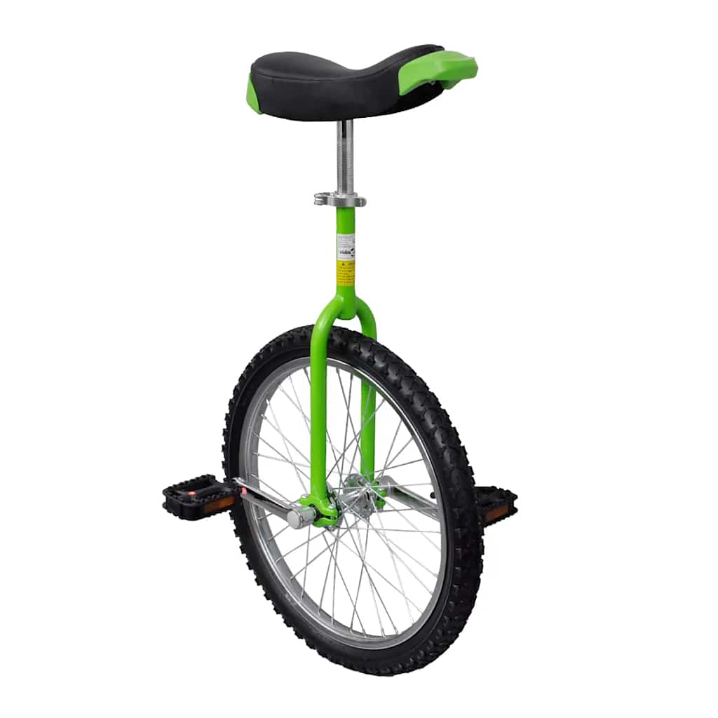 Ethjulet cykel 20 tommer justerbar grøn billede