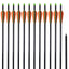 pile til compoundbue 12 stk. 30" 0,8 cm glasfiber