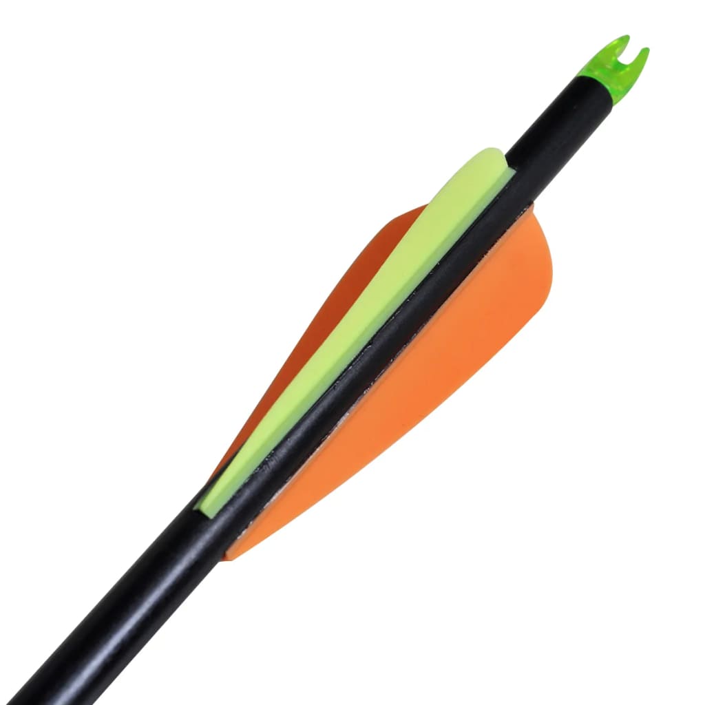pile til compoundbue 12 stk. 30" 0,8 cm glasfiber