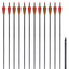 Standard recurve-pile 12 stk. 0,76 cm 30" carbon