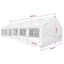| Teltstof uden ramme | Hvid 12 x 6 m PE