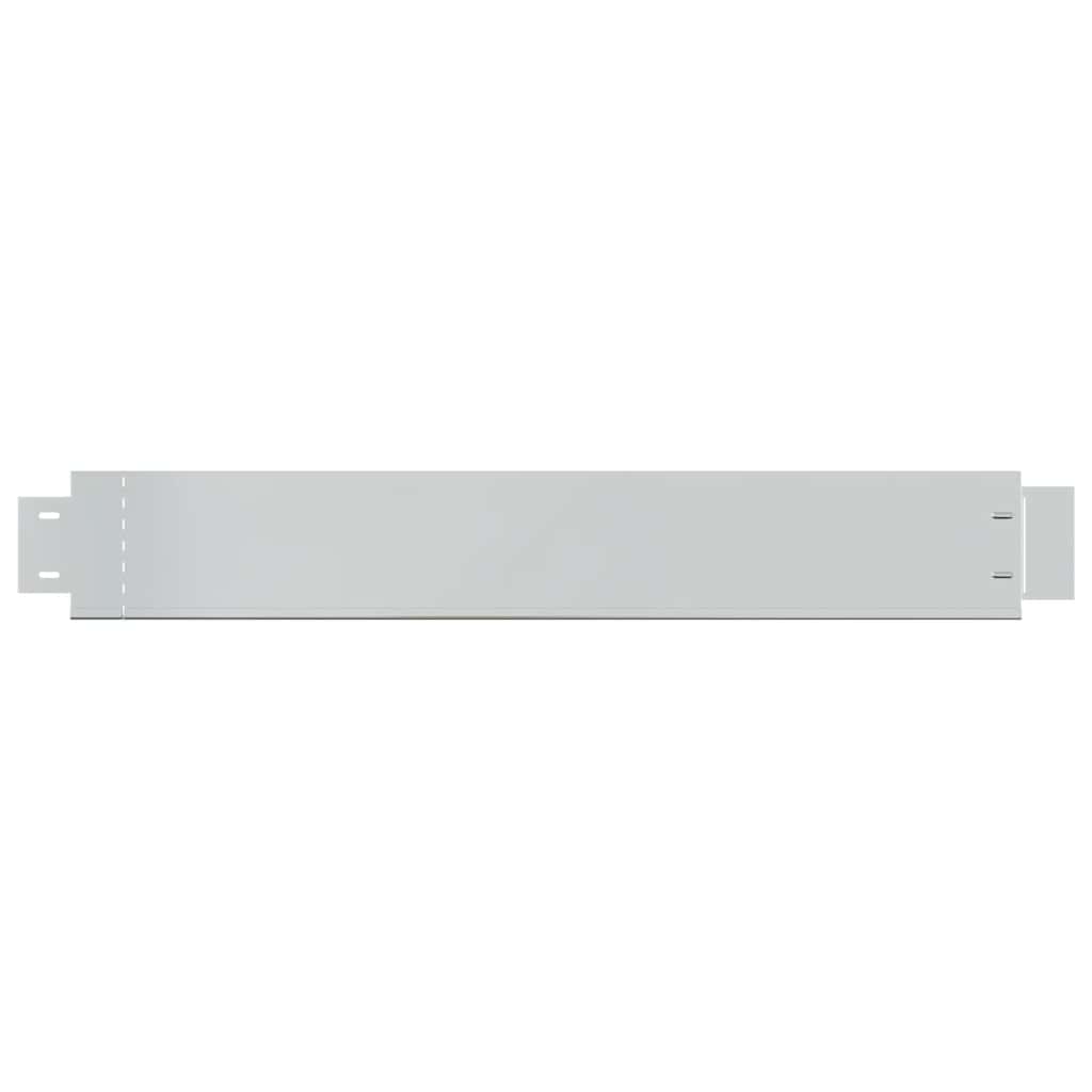 fleksibel bedkant 10 stk. 100x14 cm galvaniseret stål