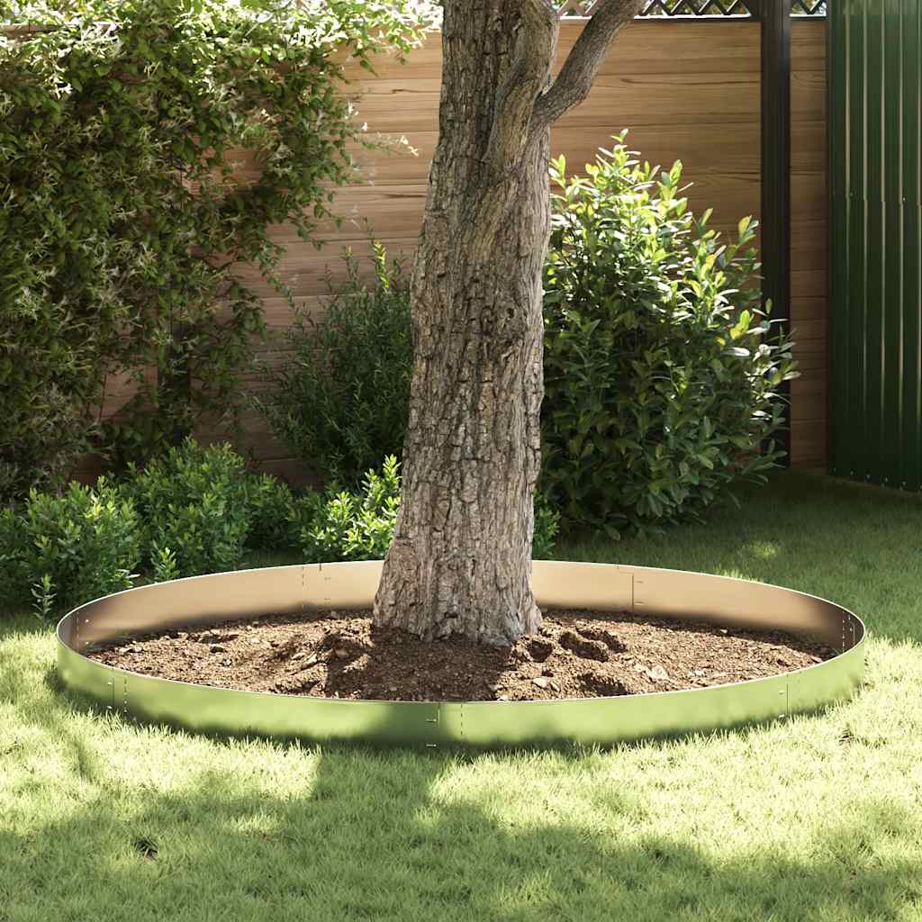 fleksibel bedkant 10 stk. 100x14 cm galvaniseret stål